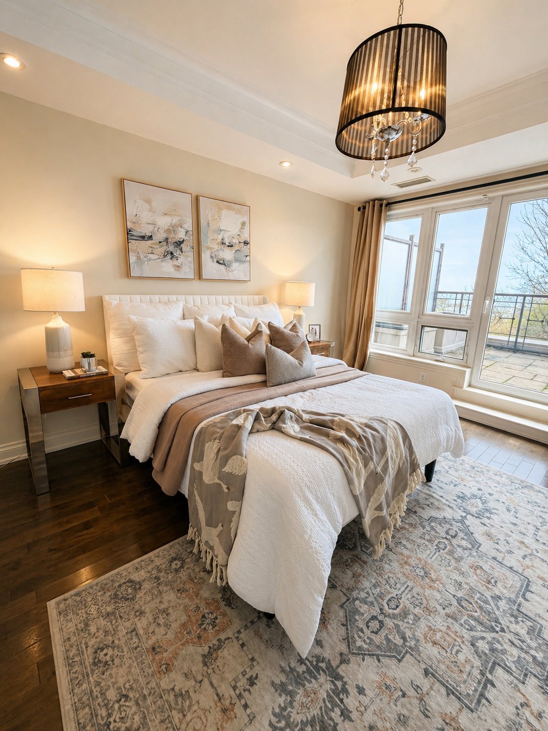Home staging Milton — staged living room by AS Interiors Canada